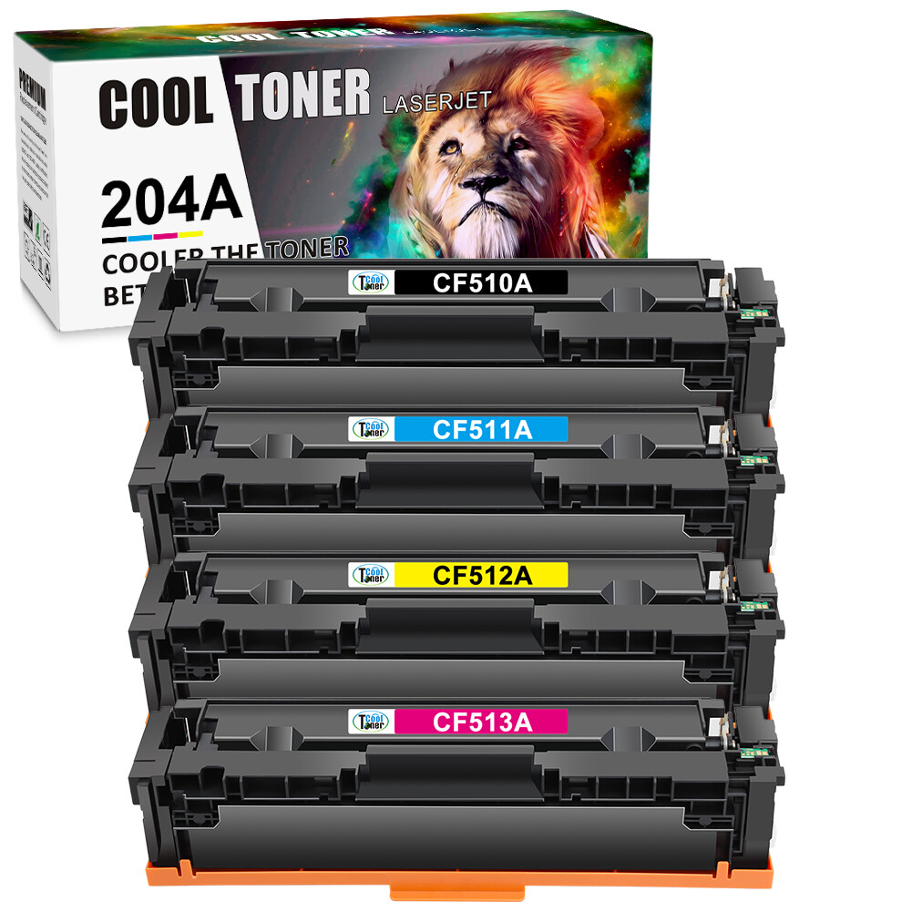 4 Pack Fits for HP CF510A 204A Toner Color LaserJet Pro MFP M180nw M181fw M154a
