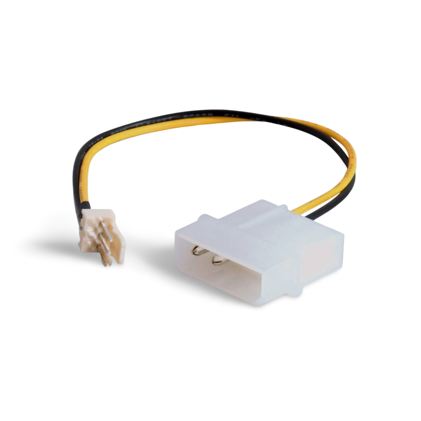 6in 3 Pin Fan to 4 Pin Molex Power Adapter Cable – Multi