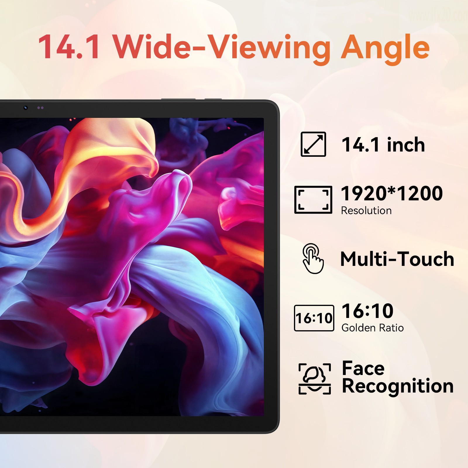 14 inch TouchScreen Tablet Android 15 30GB RAM 256GB ROM 10000mAh WiFi IPS LCD