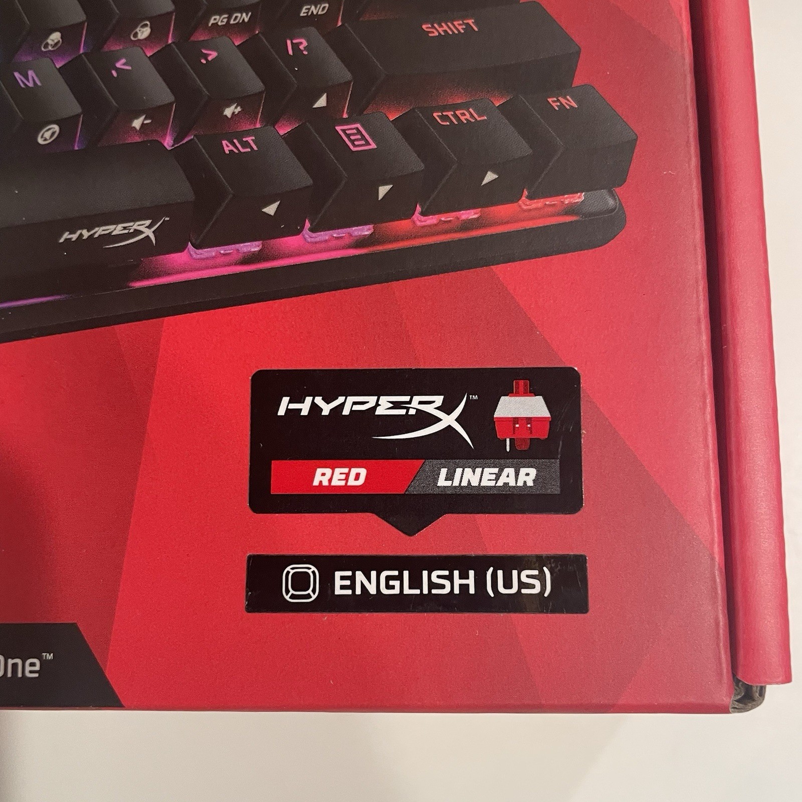 HyperX Alloy Origins 60 Mechanical Gaming Keyboard Red Linear Wired RGB