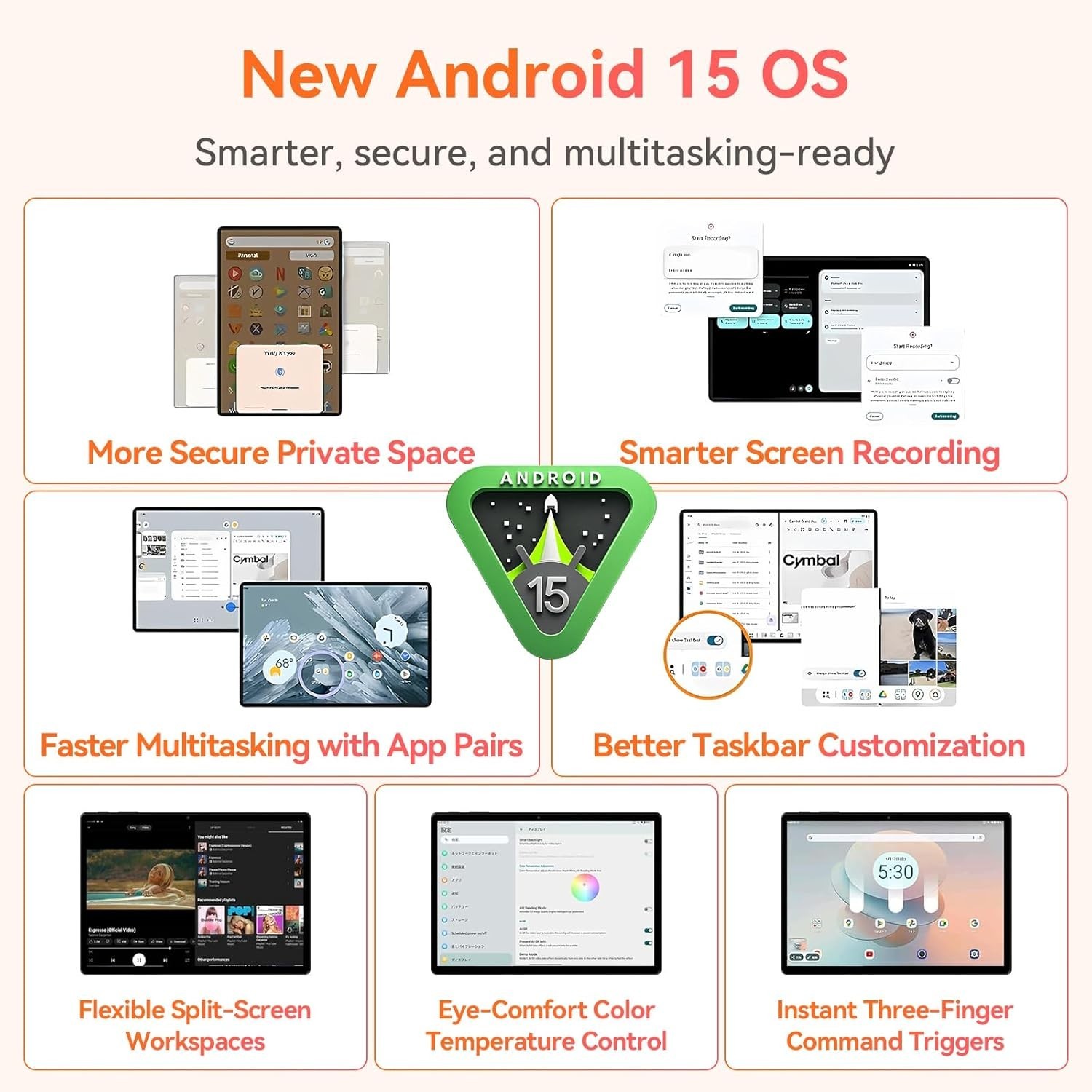 ALLDOCUBE Android 15 Tablet 8.7″ 90Hz Octa-Core 4000mAh 4G 800×1340HD 12+64GB
