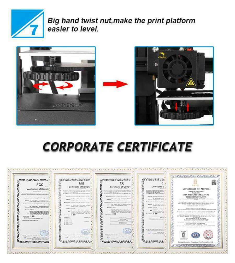 Unrepaired Creality Ender 3 3D Printer Fully Open Source 48H UPS Ship US Stock