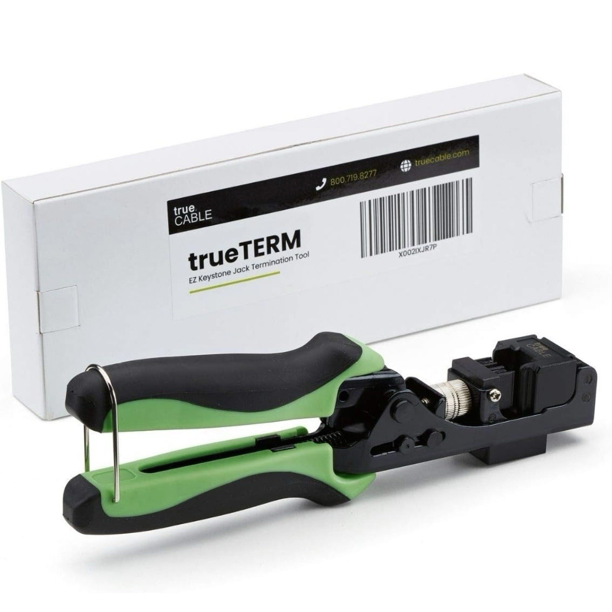 New – RJ45 Keystone Jack Crimping Punch Down Tool 90° EZ Cat5e Cat6 Cat6A