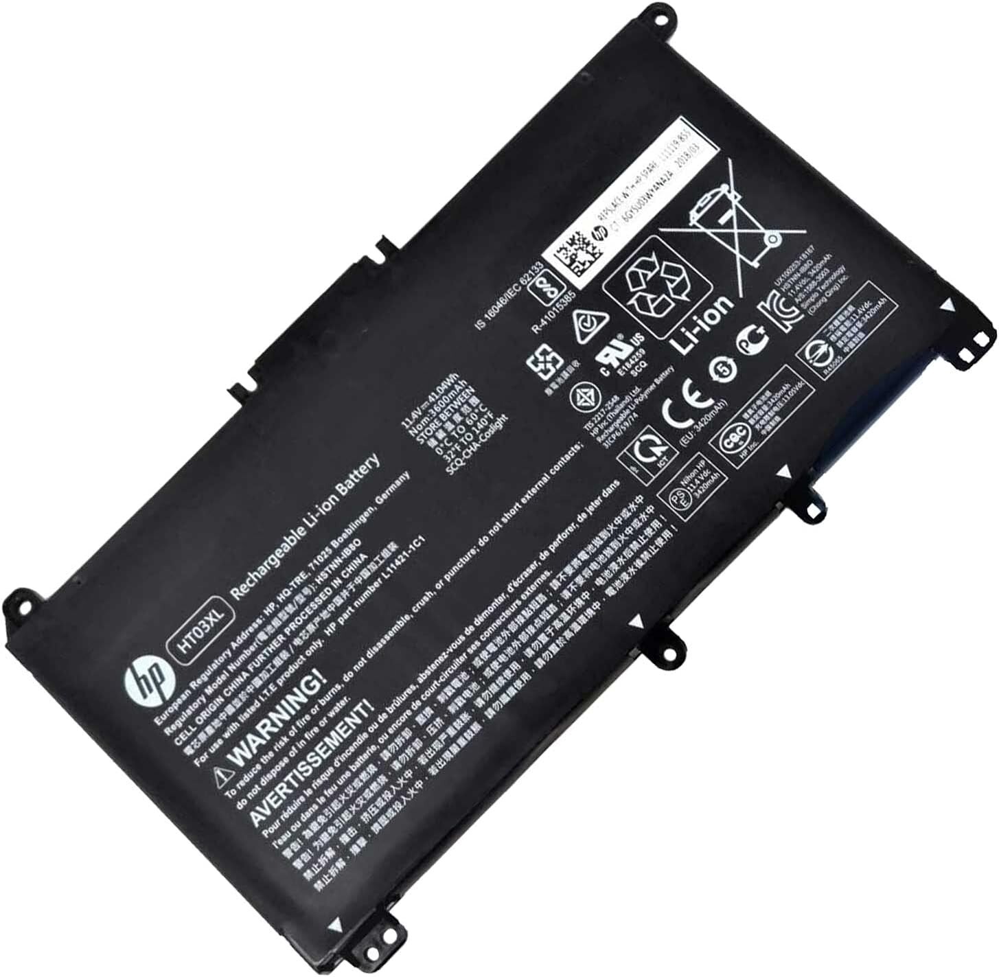 Genuine 41.9Wh HT03XL Battery for HP Pavilion L11119-855 L11421-421 HSTNN-LB8M