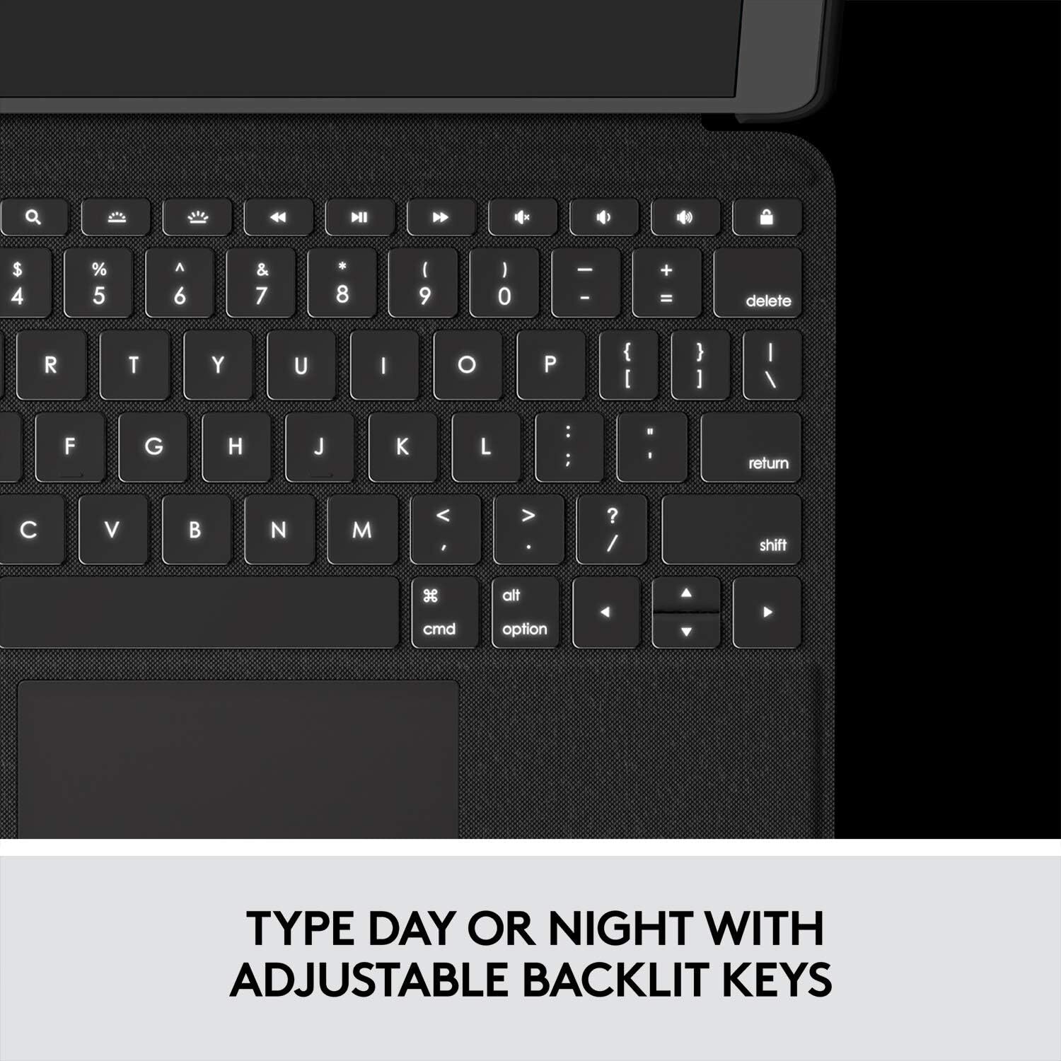 Logitech Folio Touch Keyboard Case For Apple iPad Air 4th 5th Gen 4 5 Graphite