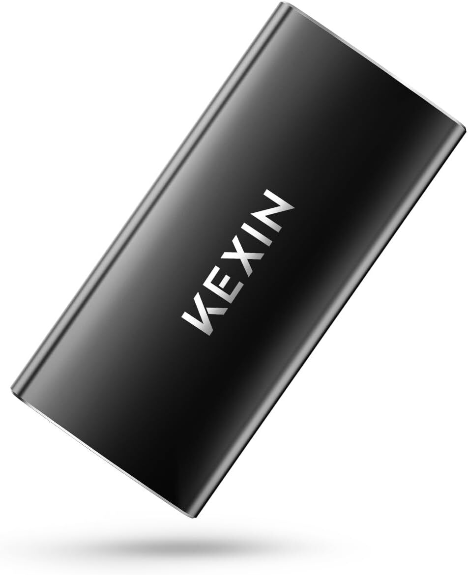 KEXIN External SSD USB-C Portable SSD USB 3.0 1TB Solid State Drive to 500MB/S