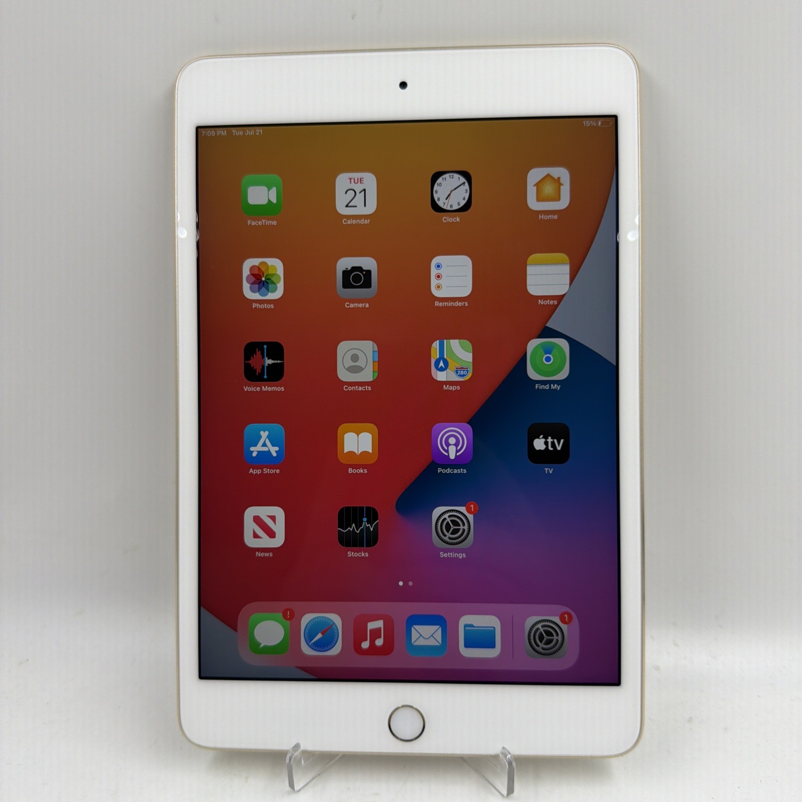 Apple iPad Mini 4th Gen A1538 32GB iOS 14.6 (WiFi Only) Gold White