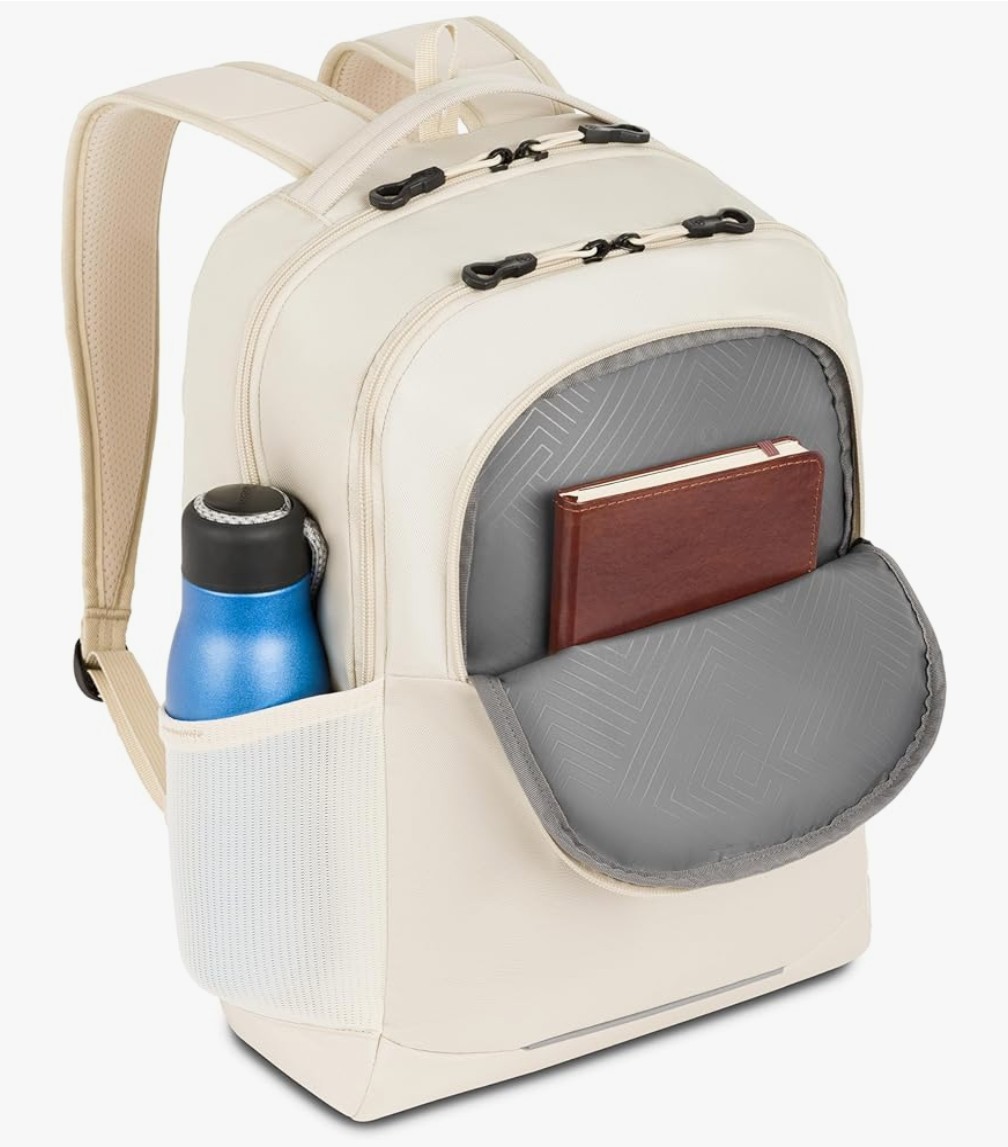 SwissGear Orientation 16″ Laptop Backpack Sandshell 17″x12″x7″ – Beige