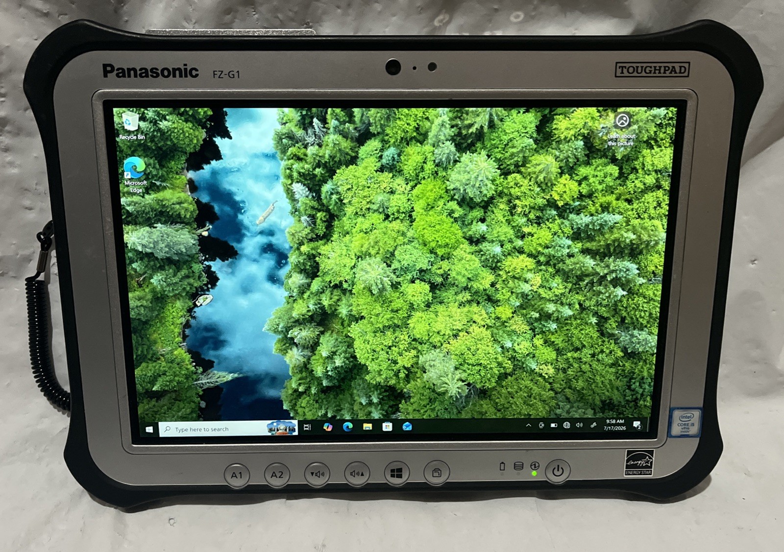 PANASONIC TOUGHPAD FZ-G1 i5-6300U@2.4GHz, 8GB RAM, 256 GB M2, Win 10 Pro