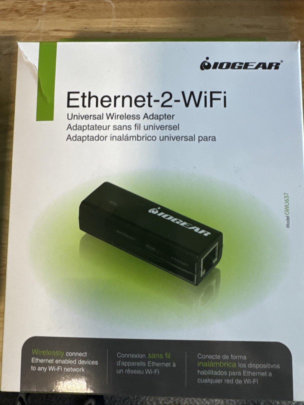 IOGEAR Universal Wireless Adapter Ethernet to WiFi Converter