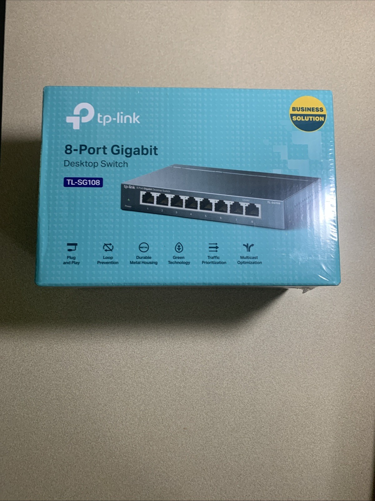 TP-Link TL-SG108PE 8-Port Gigabit PoE+ Easy Smart Managed Switch Ethernet