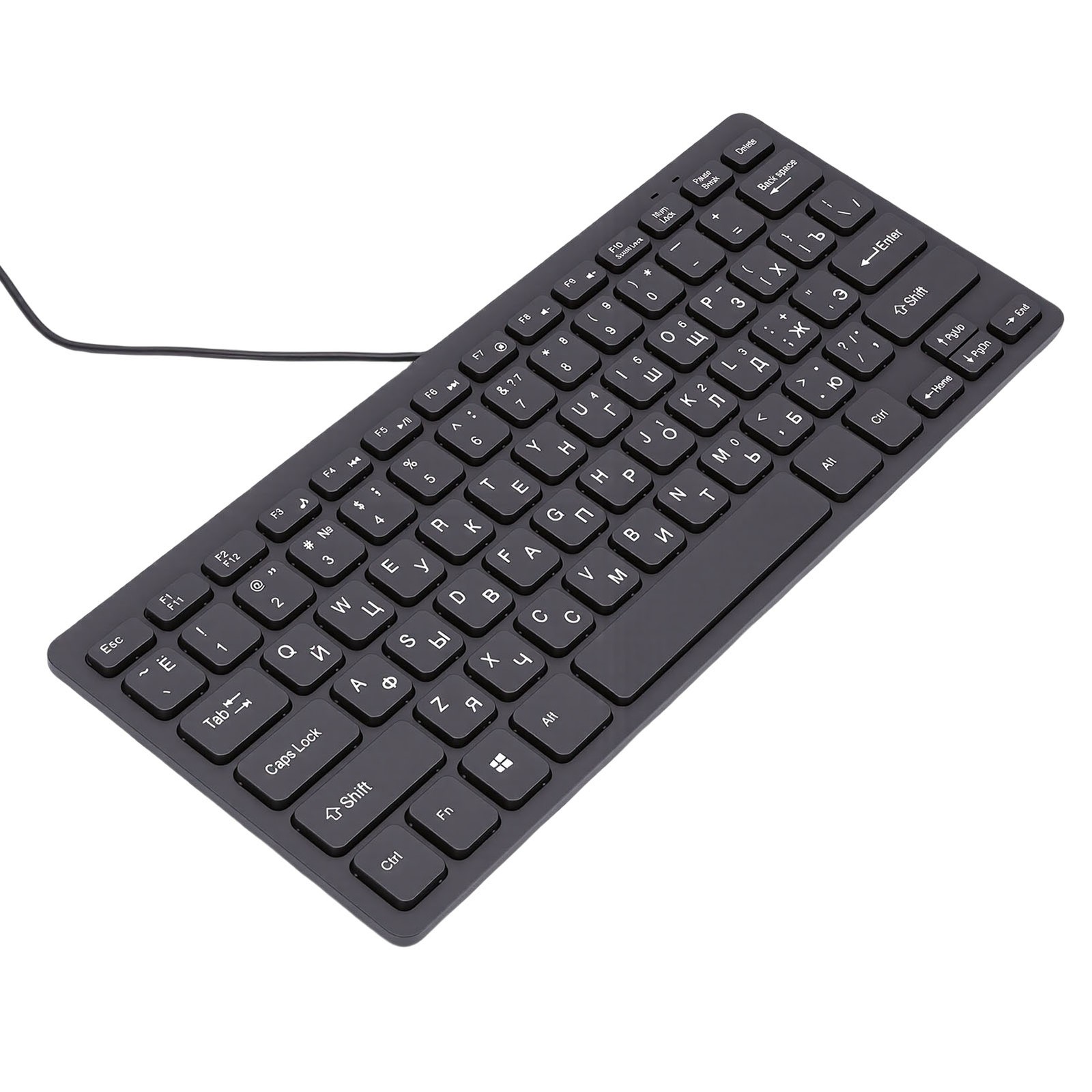 78 Keys USB Wired Keyboard – Compact & Proof For PC Premium