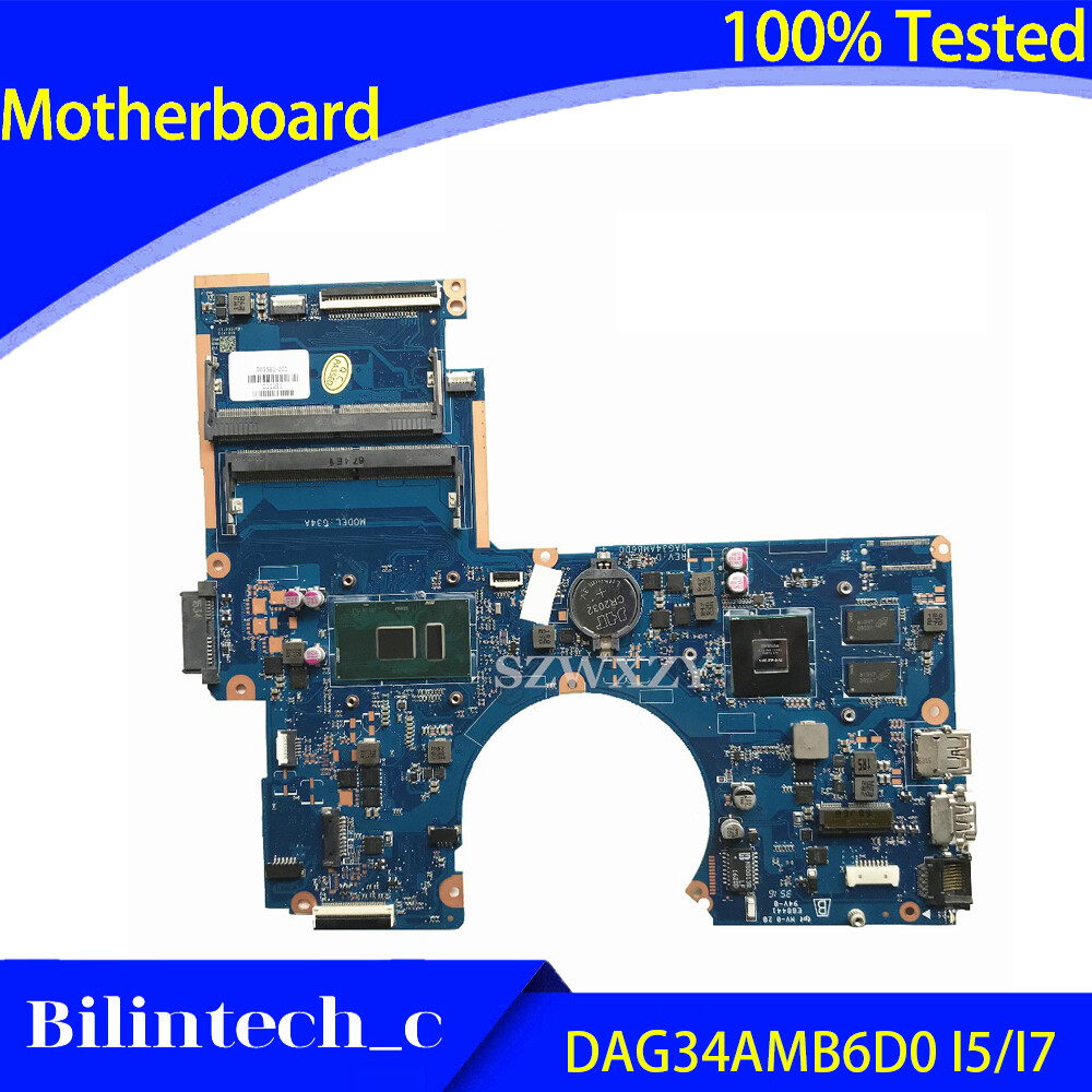 I5-6200U I7-7500U FOR HP Pavilion 15-AU Motherboard DAG34AMB6D0