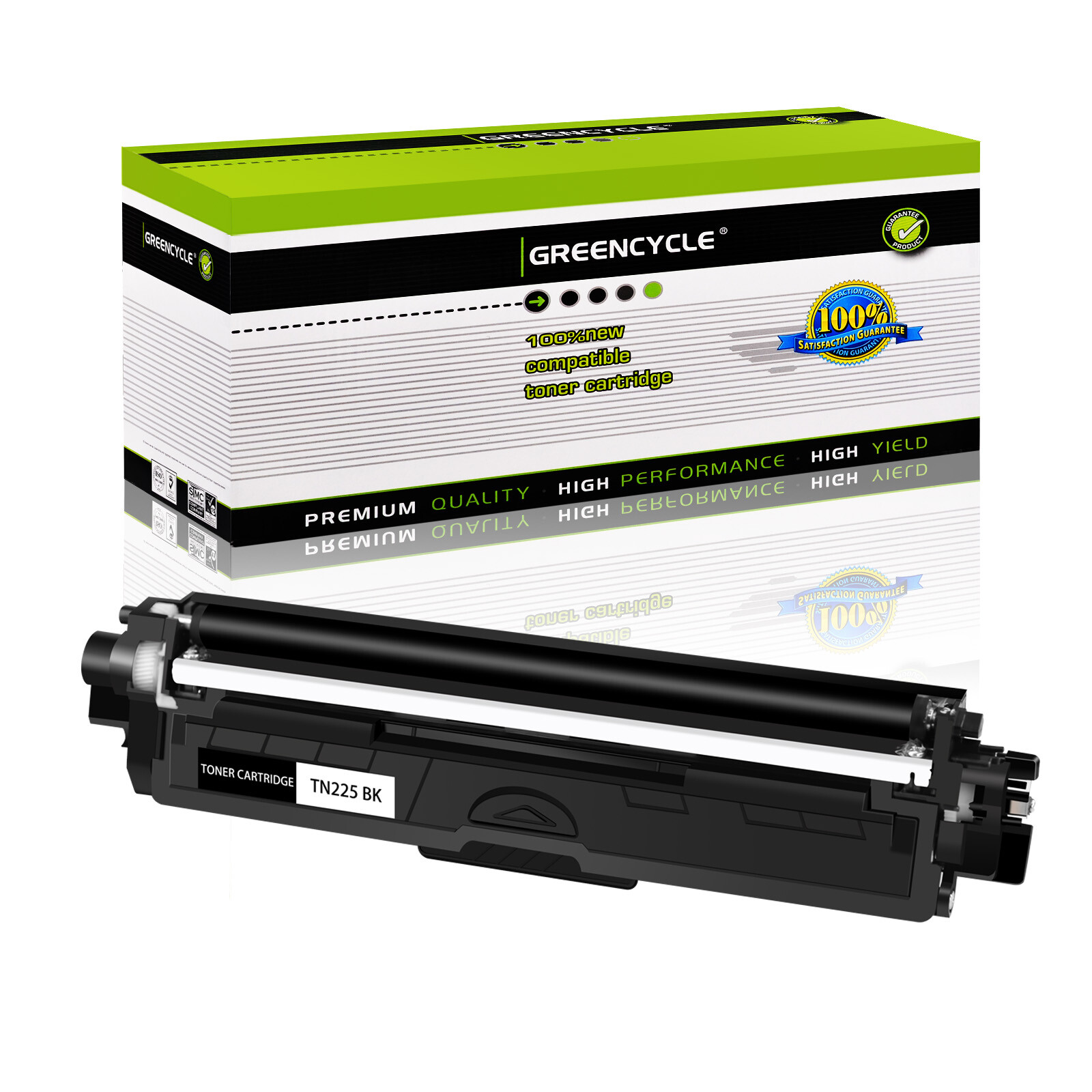 GREENCYCLE TN221 TN-221 BALCK Toner Cartridge For Brother MFC-9340CDW HL-3170CDW