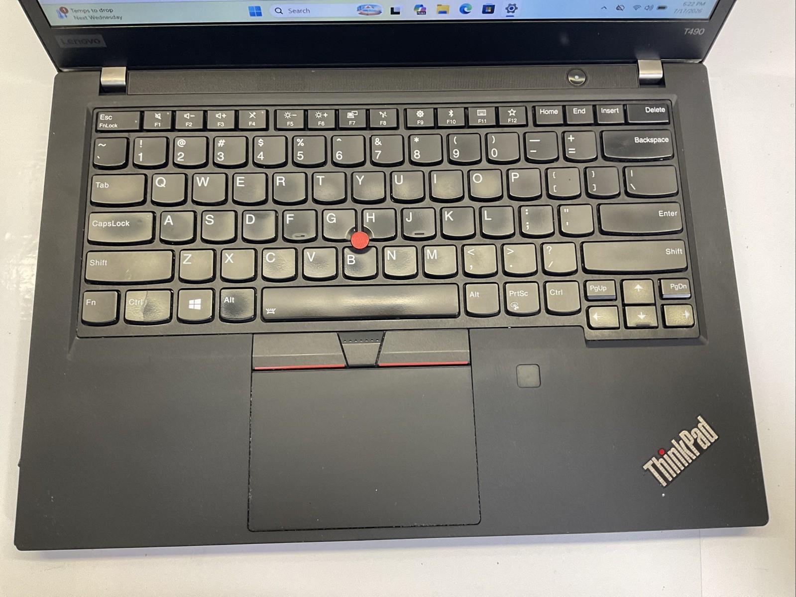 ThinkPad T490 Notebook Laptop 14″ 1920 x 1080 8GB RAM 128GB SSD FHD W11 Pro