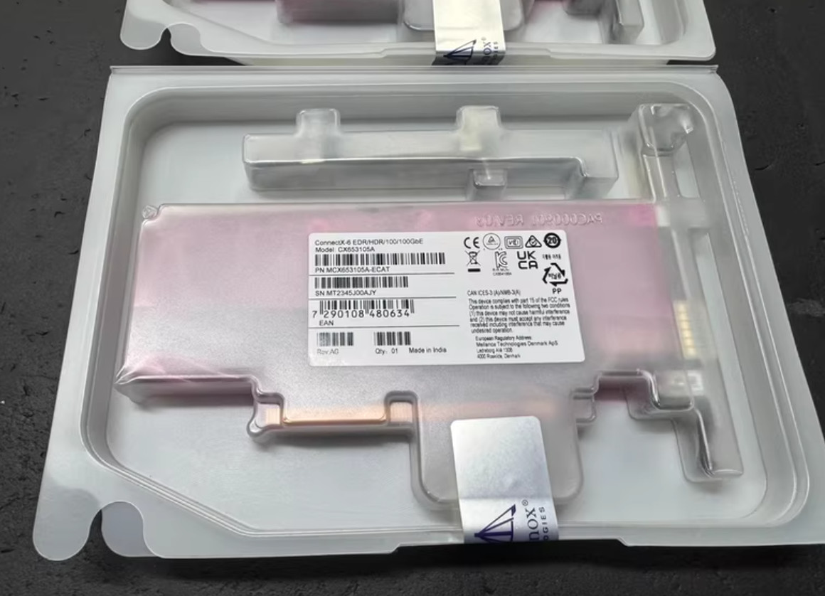 NVIDIA MCX653105A-ECAT ConnectX-6 VPI Adapter Card HDR100/EDR/100GbE