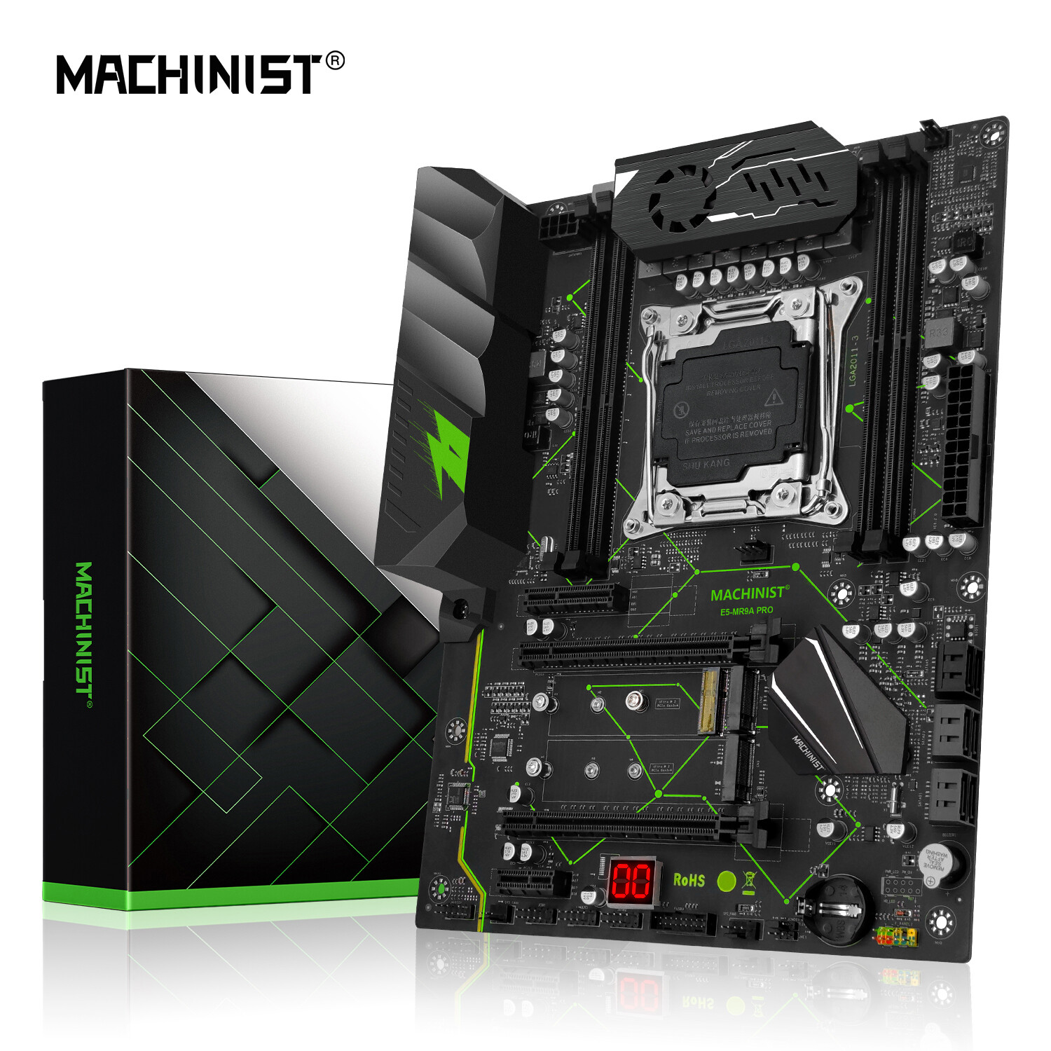 LGA 2011-3 Motherboard PS/2 Xeon E5 2670 V3 CPU DDR4 Four-channel On-Board Audio