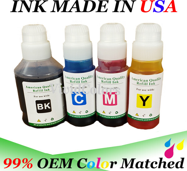 4 PK GI-20 BKCMY Ink Bottle for Canon PIXMA G5020 G6020 G7020 Megatank bottles