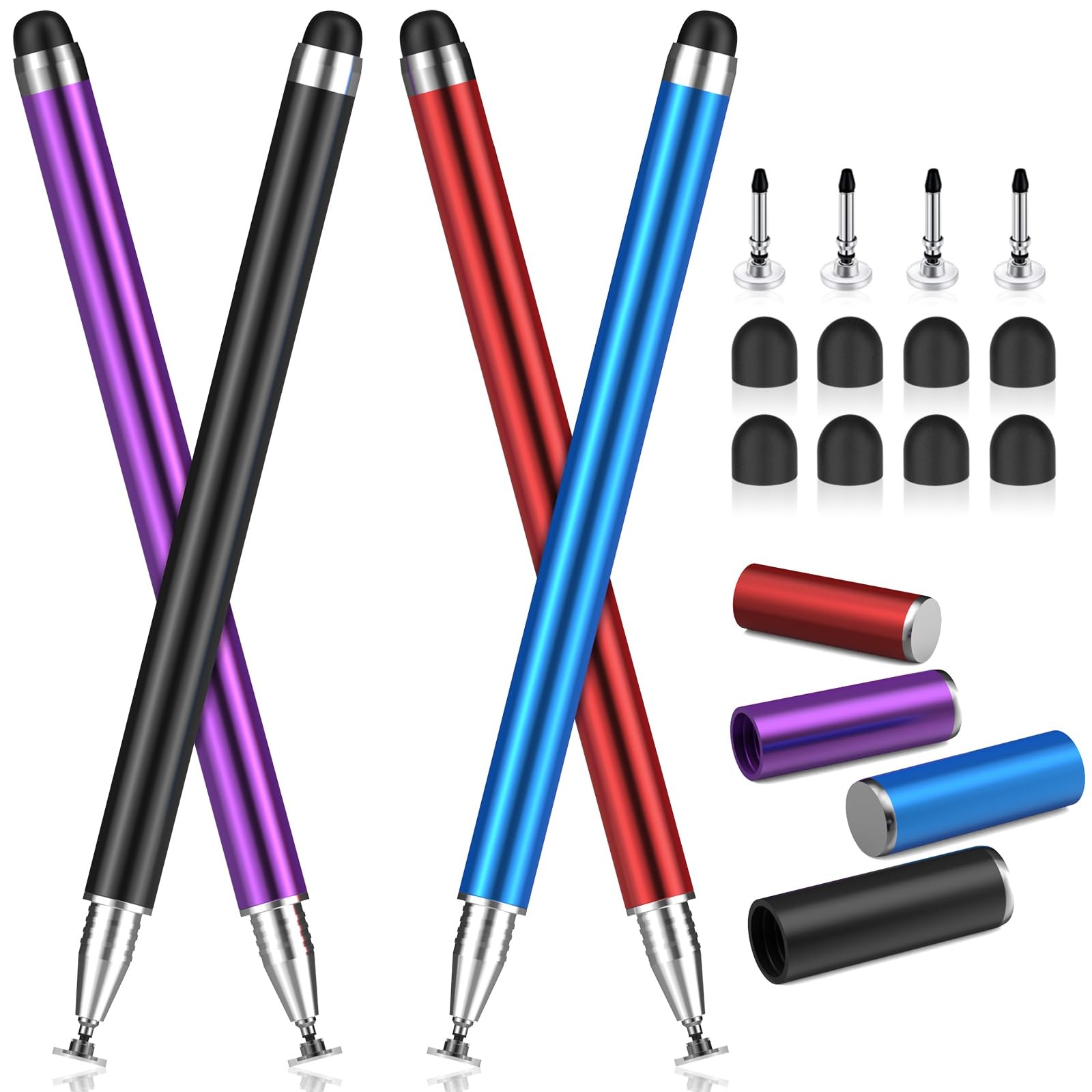 Stylus Pens 2-in-1 Design 0.24″ Disc Tip for Touchscreens – Precision Writing