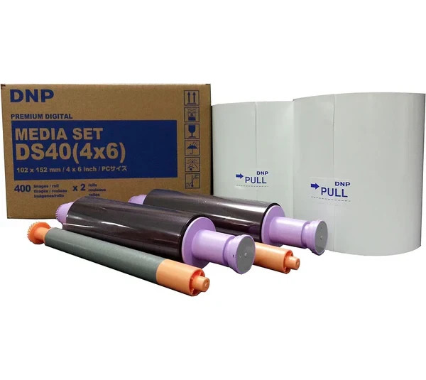 DNP DS40 DYE SUB PRINTER BUNDLE WITH 4″ X 6″ MEDIA KIT