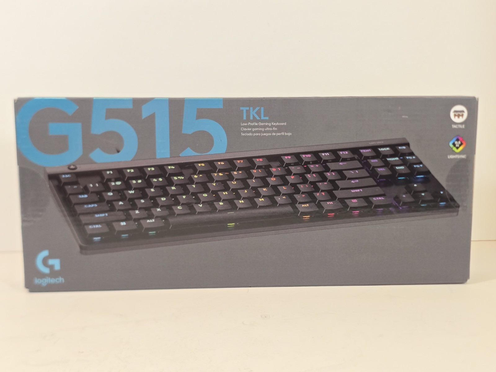 New Logitech G515 TKL Wired Low Profile Gaming Keyboard, (TACTILE)