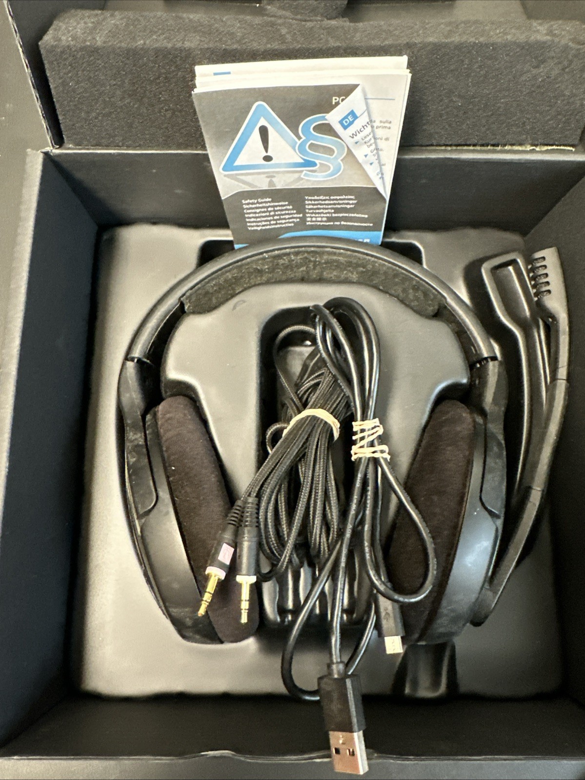 Sennheiser PC 37X Massdrop Limited Edition Wired 3.5mm Boom Mic Headset Black