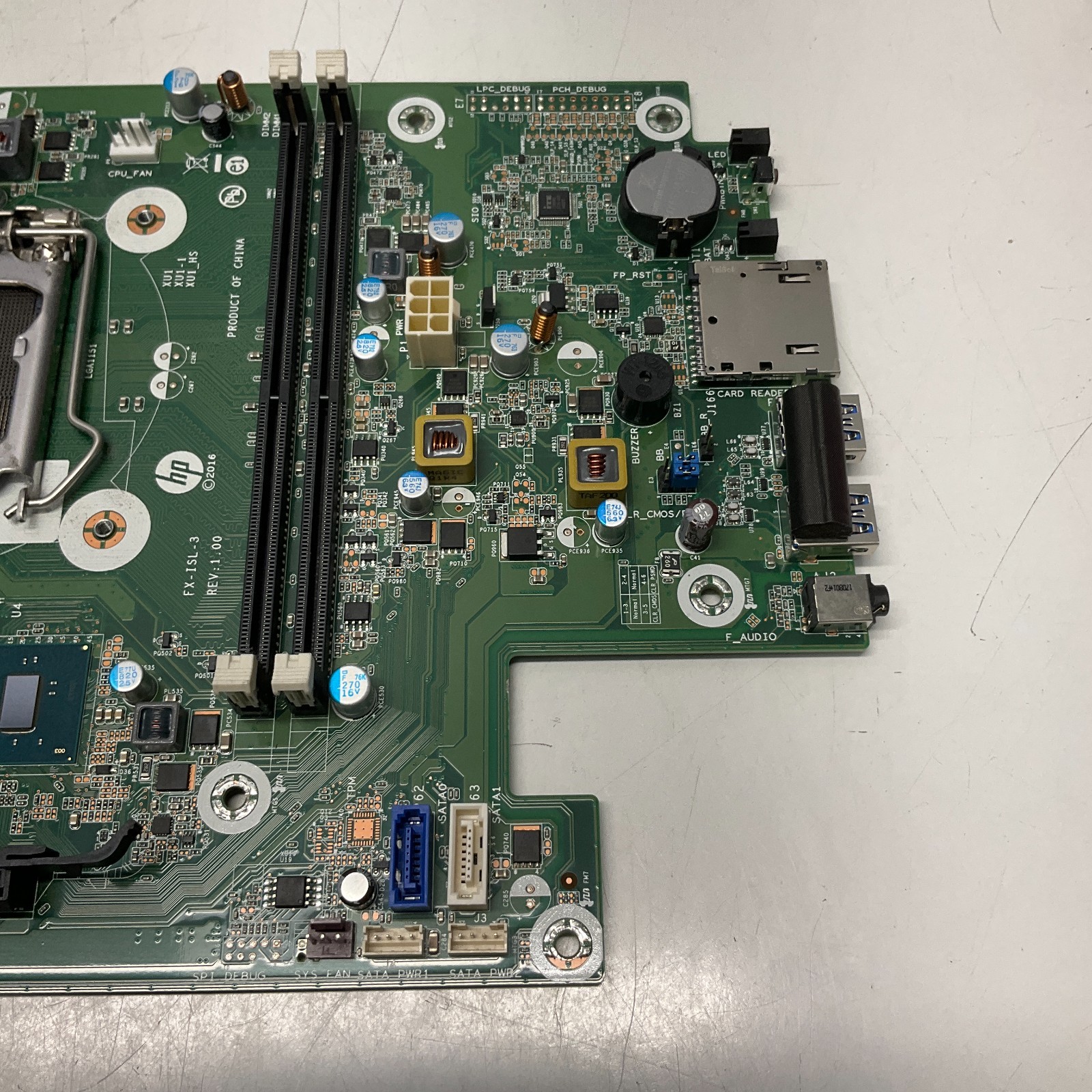 HP 280 G2 SFF Desktop Motherboard Intel LGA 1151 DDR4 L01951-001 901279-002