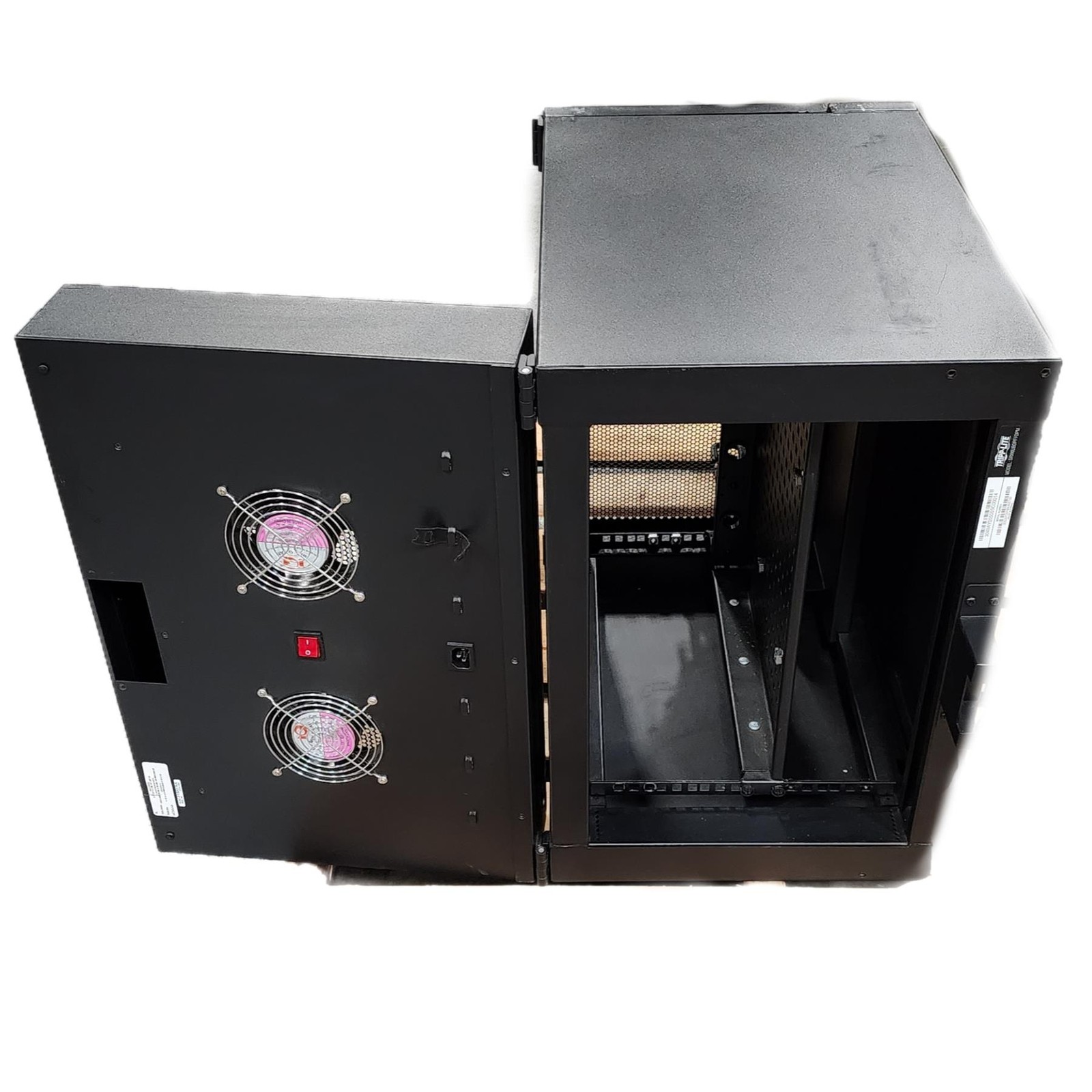Tripp Lite SRW6U Series 6U Wall Mount Rack Enclosure Cabinet Vertical Filtered
