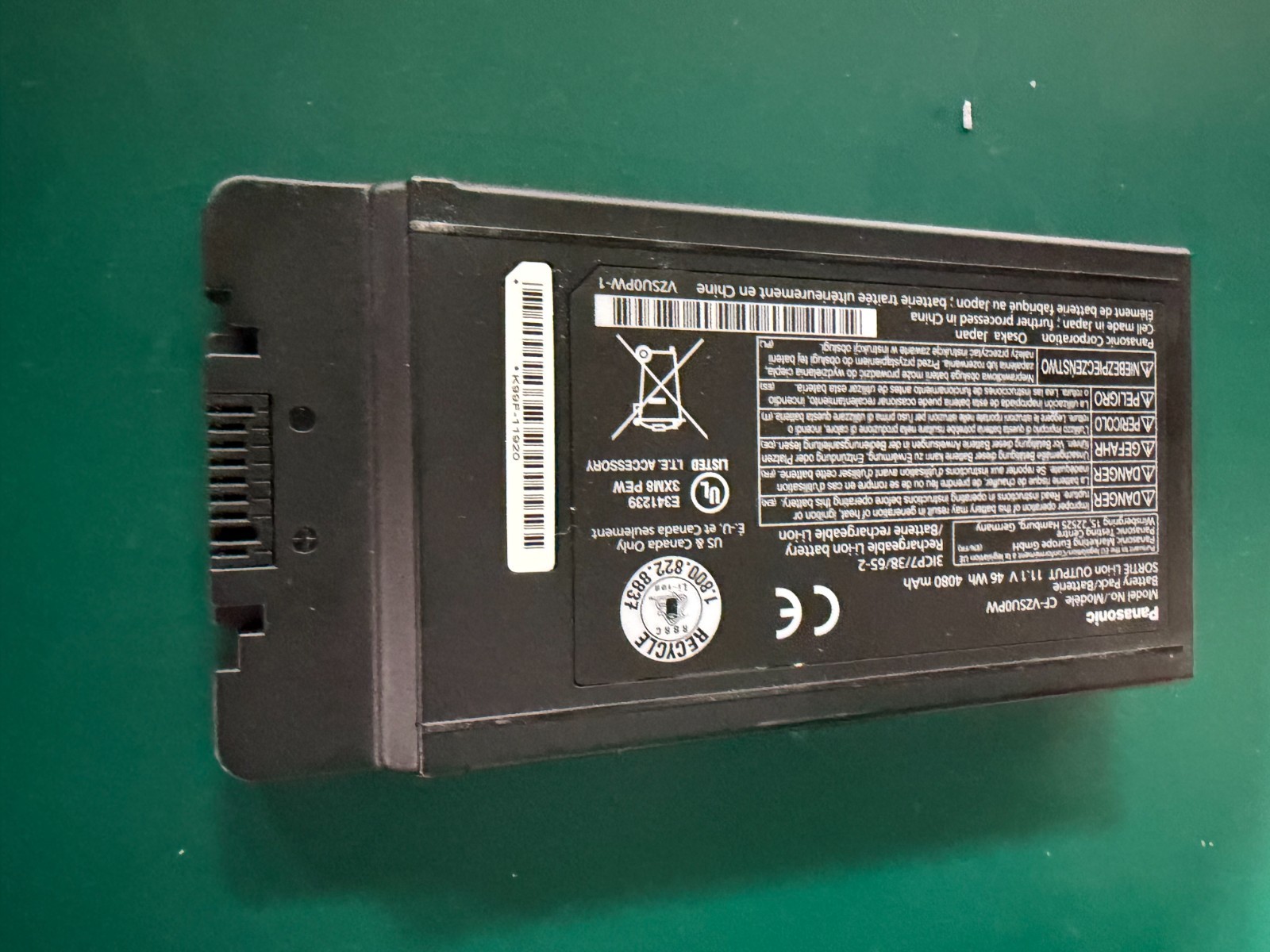 CF-VZSU0PW CF-VZSU0PR Battery For Panasonic TOUGHBOOK 54 CF-54 46WH US 80%+ LIFE