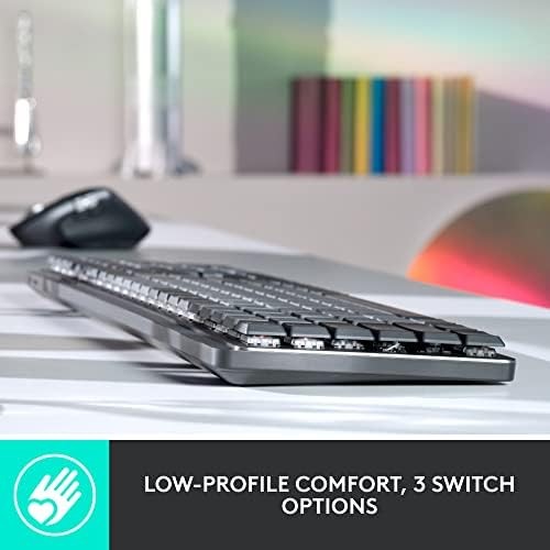 Logitech MX Mechanical Wireless Illuminated Performance Keyboard Tactile