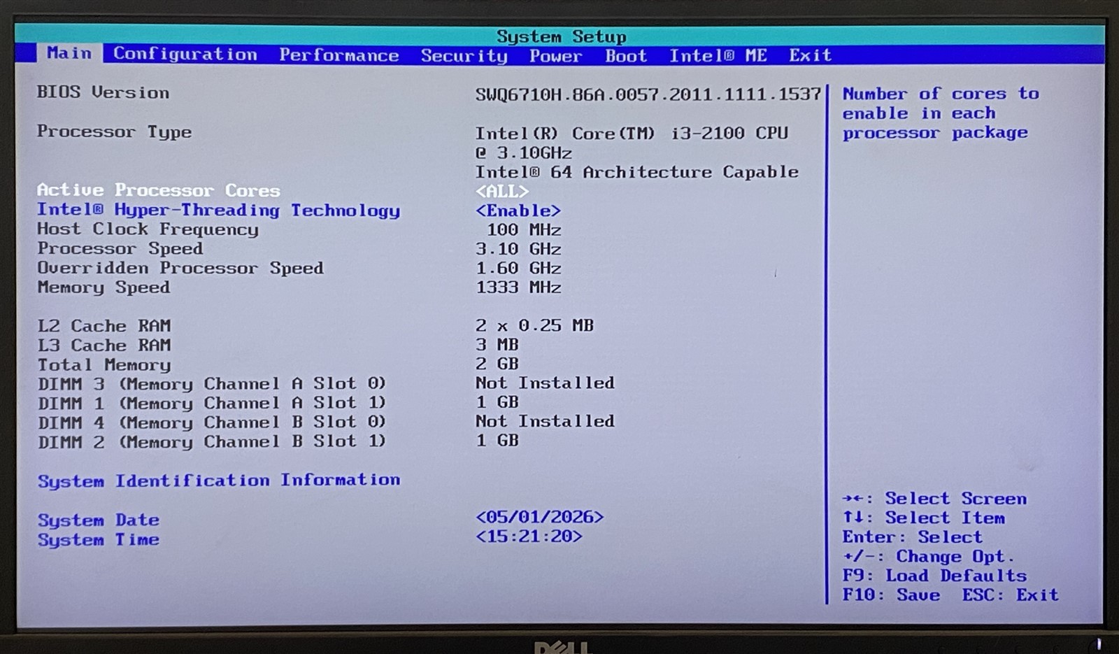 Intel DQ67SW LGA1155 DDR3 MicroATX Motherboard w/ i3-2100 3.10GHz CPU 2GB RAM