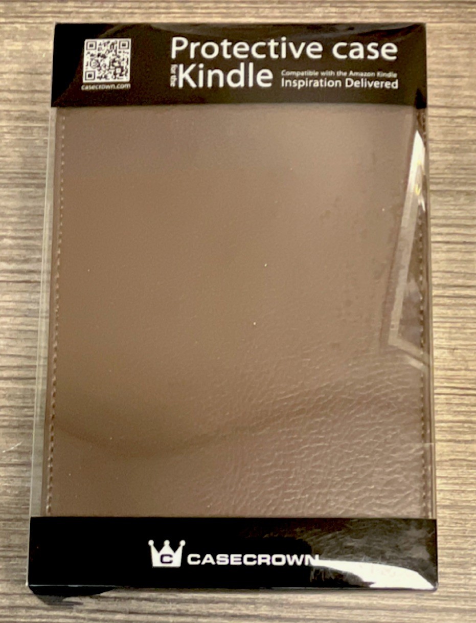 CaseCrown Synthetic Leather Protective Shell for Amazon Kindle 6″ Brown