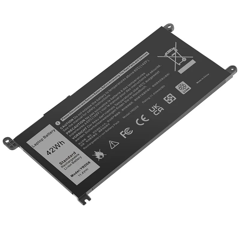 Replacement Laptop Battery 42Wh YRDD6 For DELL Inspiron/ Latitude/ Vostro
