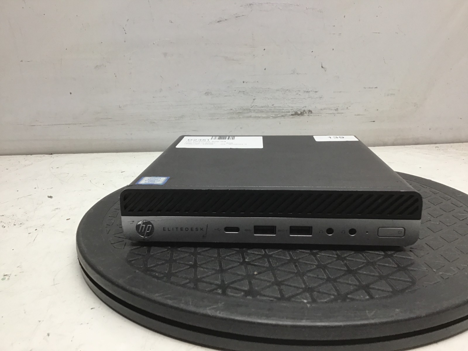 HP EliteDesk 800 G4 Intel Core i7-8700T 2.4GHz 8GB 256GB SSD Windows 11