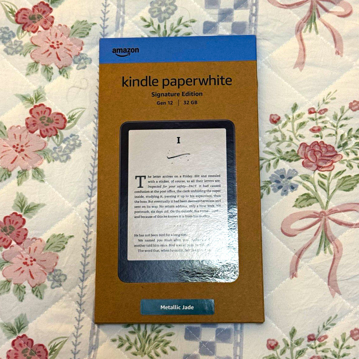 Amazon Kindle Paperwhite Signature Edition 12th Gen 32GB 7in Wi‑Fi Jade