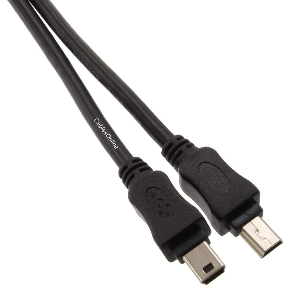 3ft CablesOnline USB 2.0 Mini-B 5-Pin to Mini-B 5-Pin Male/Male Cable, -5503