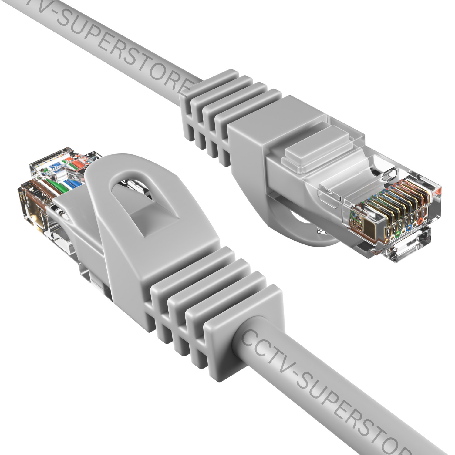 CAT6 Patch Cable 500mhz Ethernet Internet Network Router LAN RJ45 UTP GREY LOT