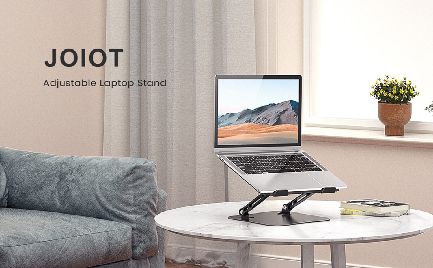 Universal Laptop Phone Stand Notebook Holder Tablet Riser Stand Adjustable Mount