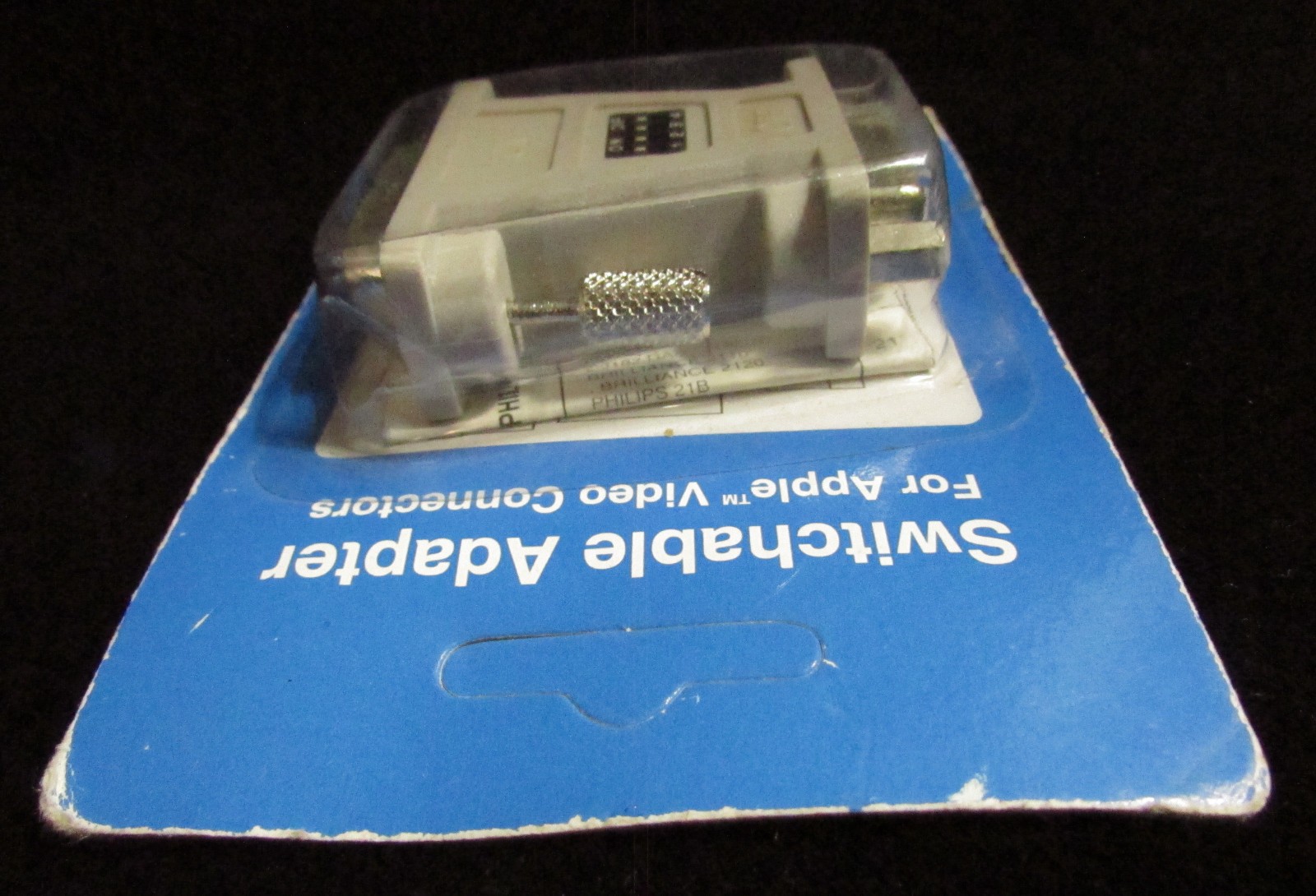 NEW PHILIPS SWITCHABLE ADAPTER for Apple Video Connectors Model 9AVMAC-074I