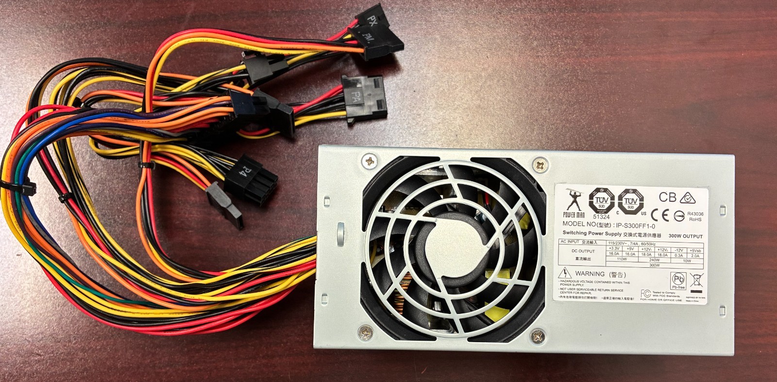 Lot of 20 InWin S300FF1-0 300W BL/BP 80PLUS Power Supply (Power Cord Included)