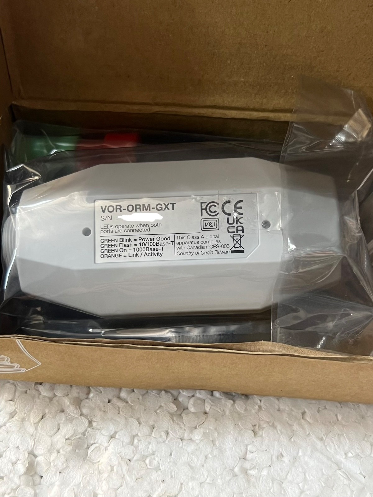 VERACITY OUTREACH MAX XT VOR-ORM-GXT OUTDOOR/EXTERNAL ETHERNET & POE EXTENDER