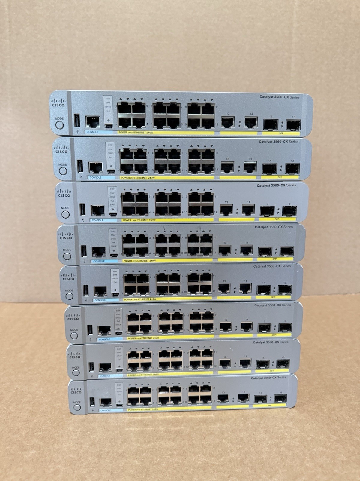 Cisco WS-C3560CX-12PC-S 16 Ports Fully Managed Ethernet Switch