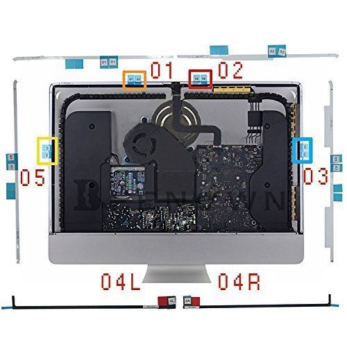 LCD Adhesive Strips Tape Opening Tools Kit Opening Wheel for iMac A1418