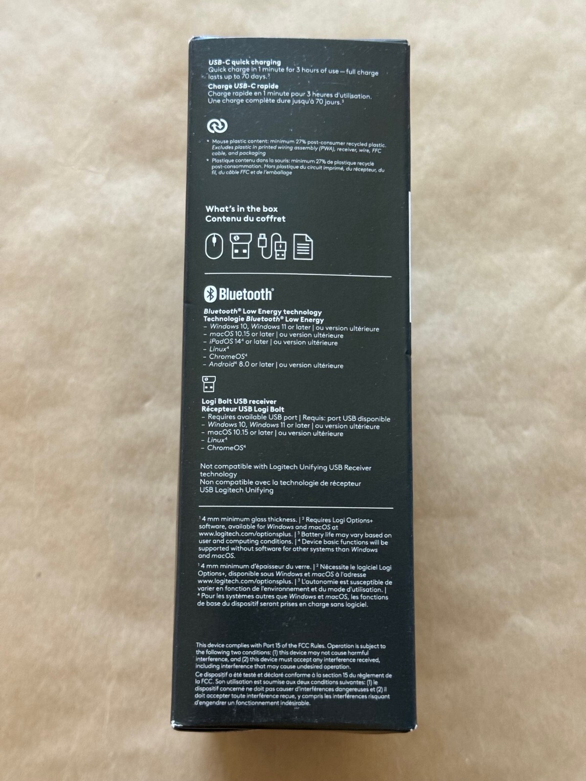 NEW LOGITECH MX MASTER 3S PERFORMANCE WIRELESS MOUSE COLOR: BLACK PN: 910-006556