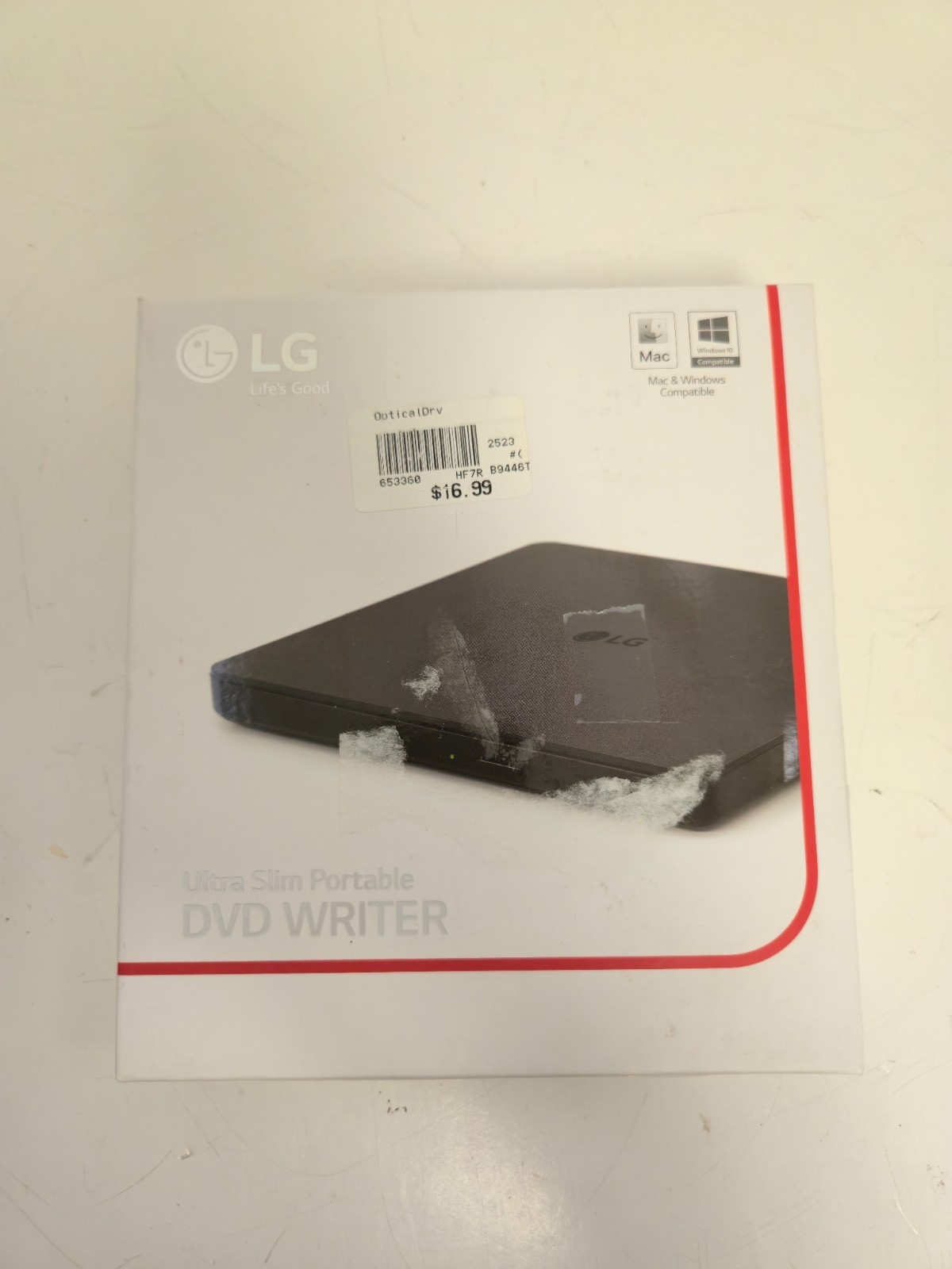 LG Ultra Slim Portable DVD Writer
