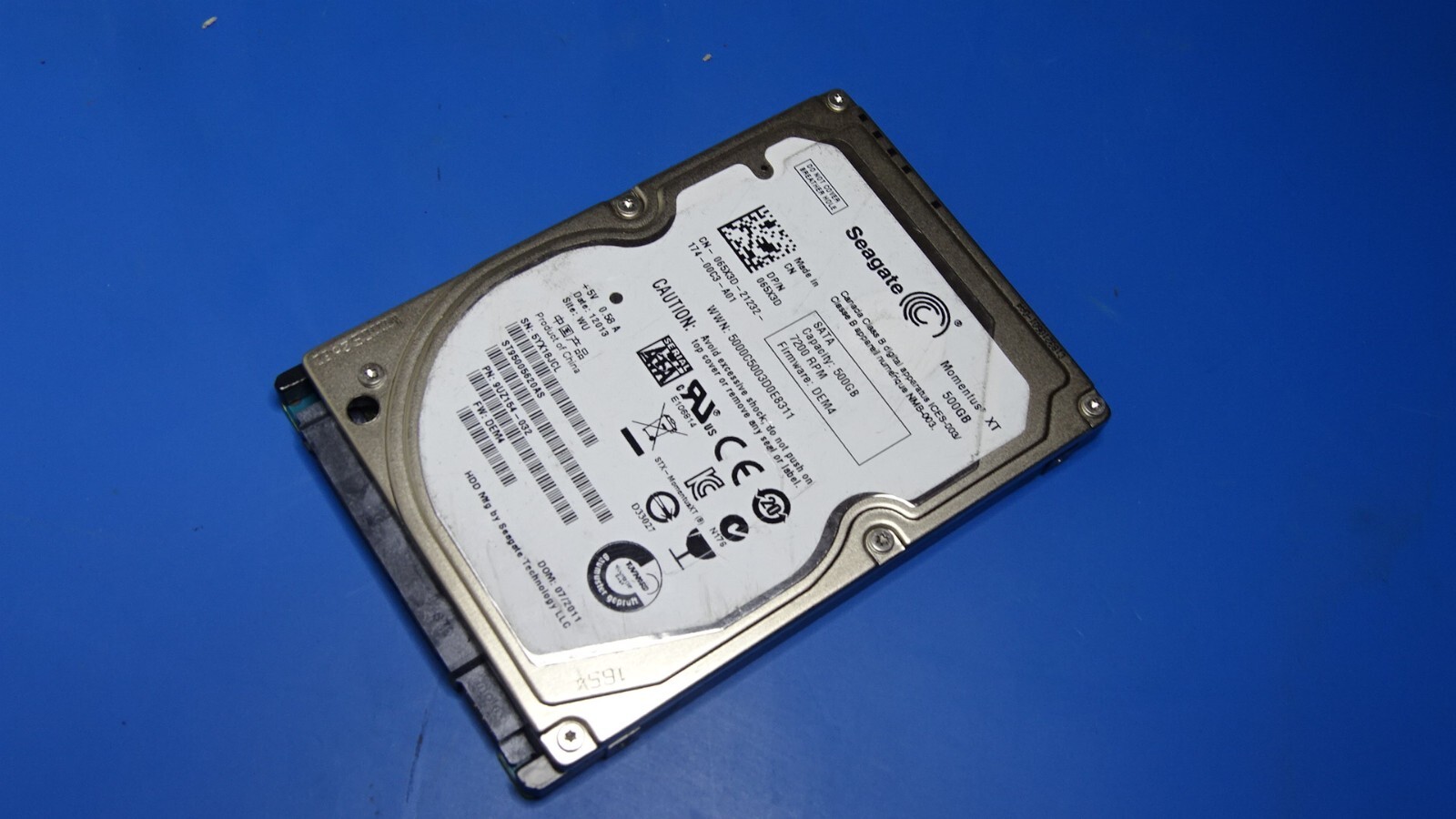 Seagate Momentus XT ST95005620AS 9UZ154-032 500GB 7200RPM 2.5″ SSHD