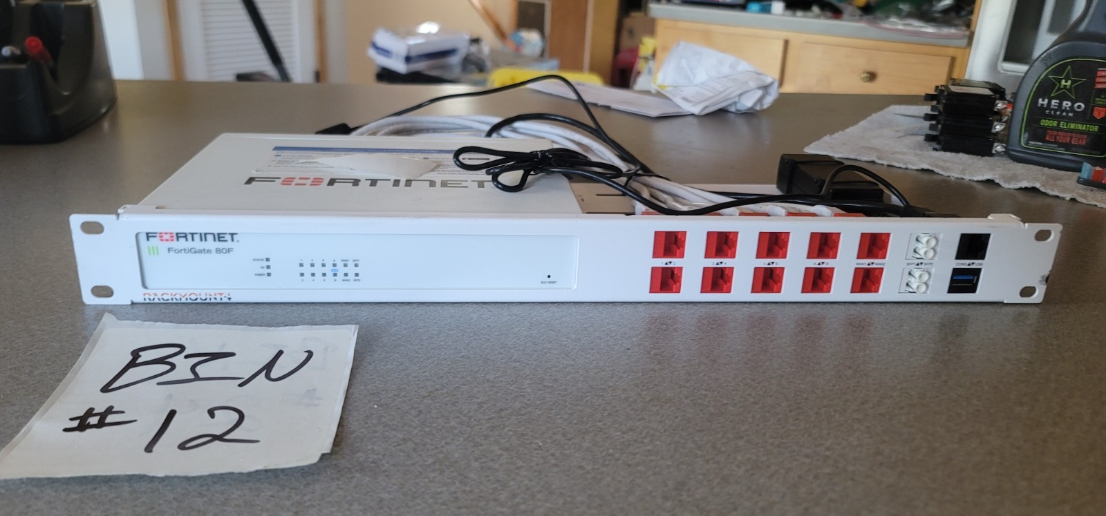 Fortinet FortiGate 80F FG-80F Network Security Appliance Firewall, K7C Rackmount