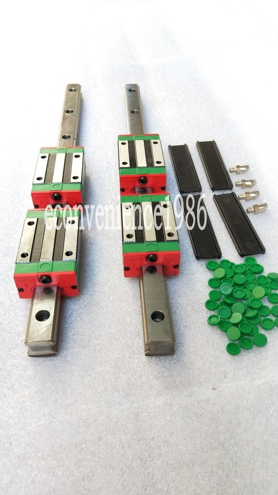 2 pcs HGR25-1500mm HG Linear rail & 4 pcs HGH25CA Block Bearing XZY PRINTING