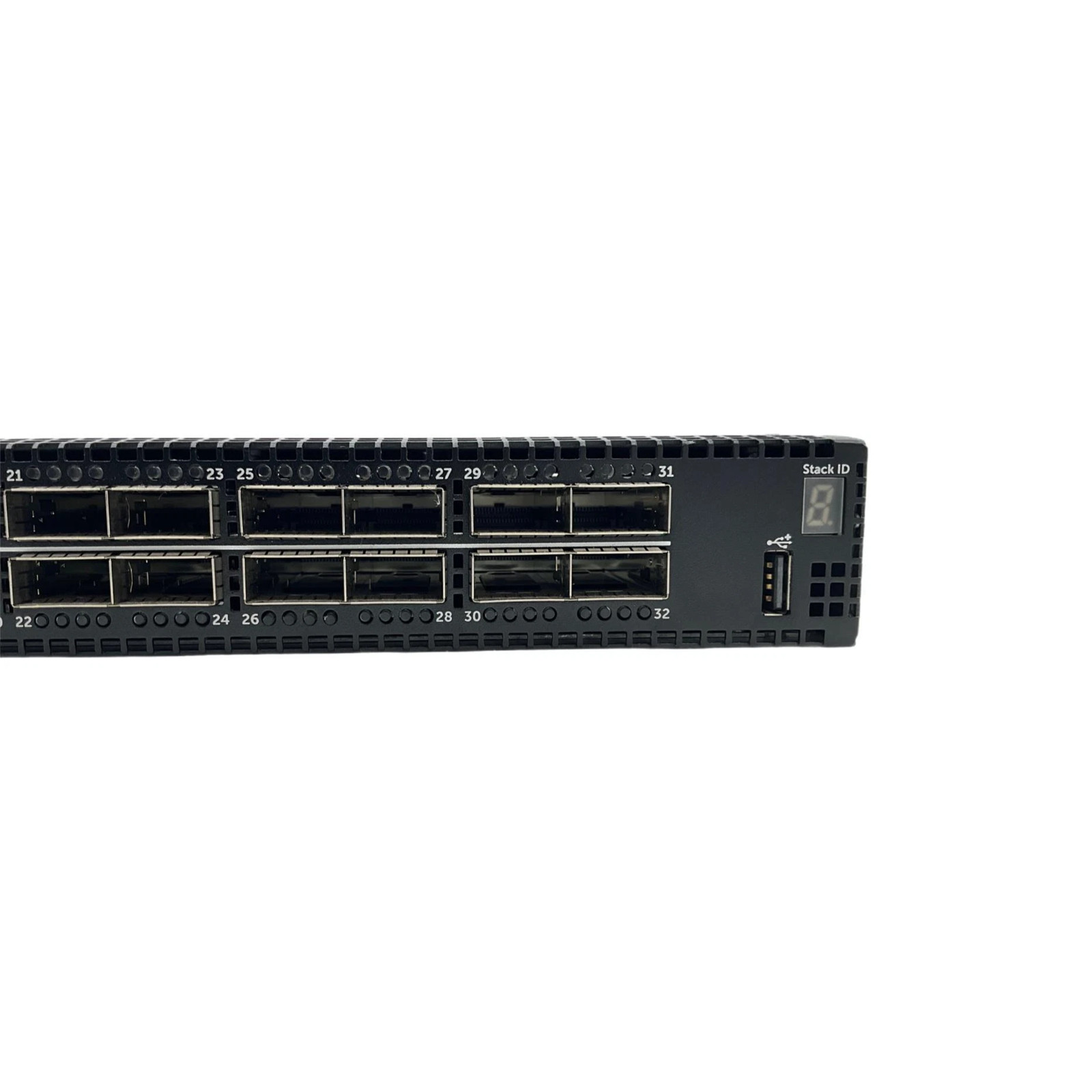 32 Port 40GbE QSFP+ Dell SONIC Open Source Switch Broadcom Trident + Rails