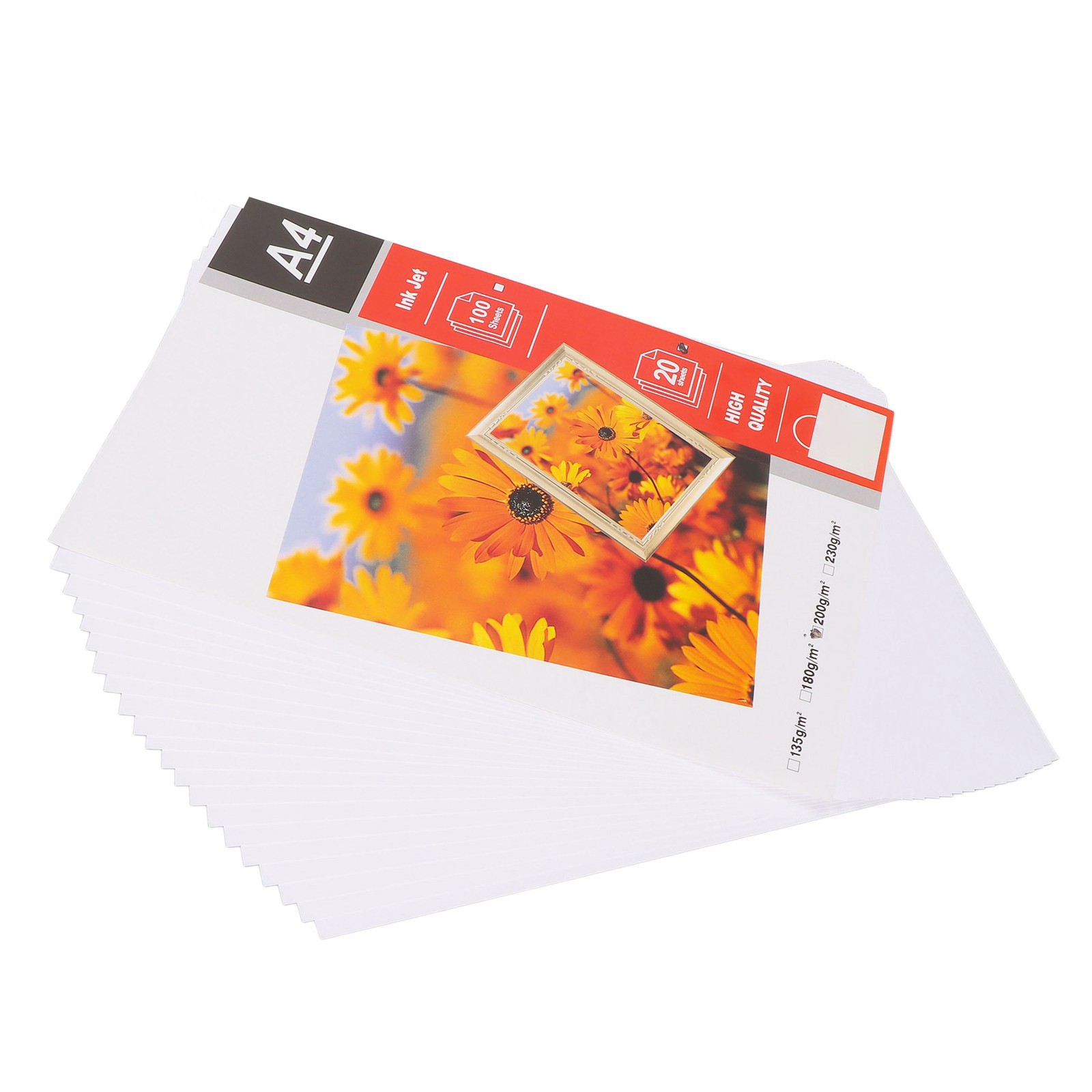 20Pcs Matte Photo Paper Durable Paper 8.3×11.7in Glossy Water Re BRZN
